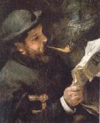 Pierre Renoir Claude Monet Reading Spain oil painting artist